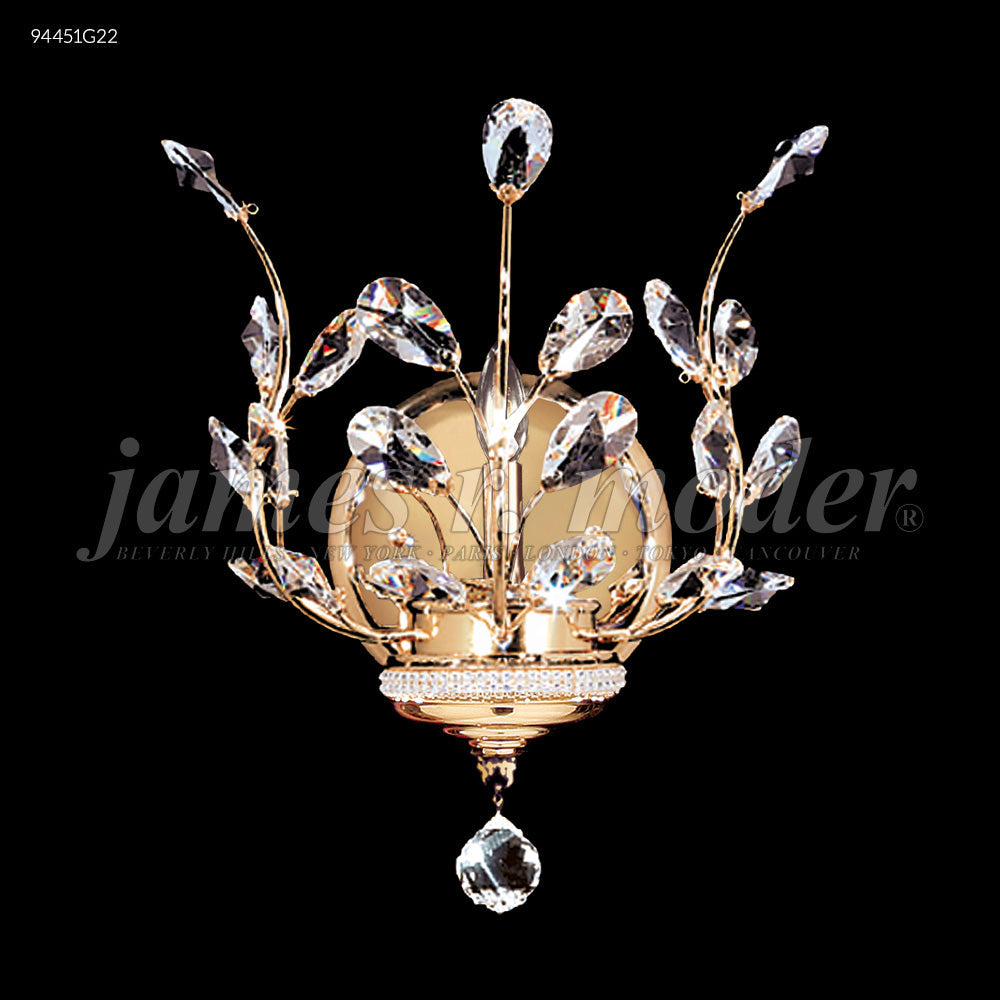 James R Moder Florale Wall Sconce