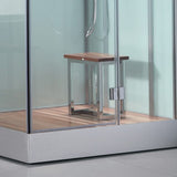 Platinum DZ959F8L Steam Shower-Left-White