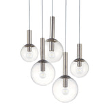 Bubbles Five Light Multi Pendant Light