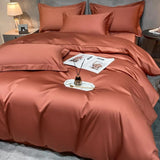 Neo Terracotta Cotton Duvet Cover Set