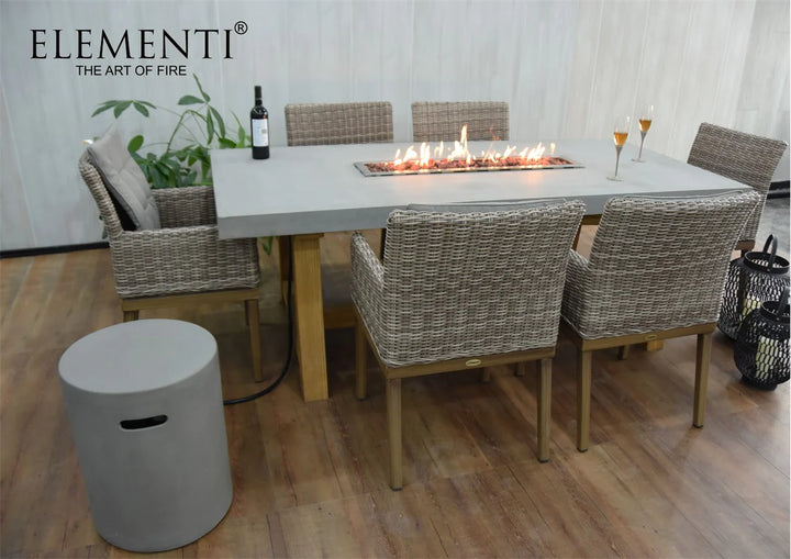 Optional Windscreen Accessory Available for Elementi Sonoma Fire Table