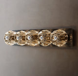 Florit Modern Crystal Ball Glass Grand Linear Wall Sconce