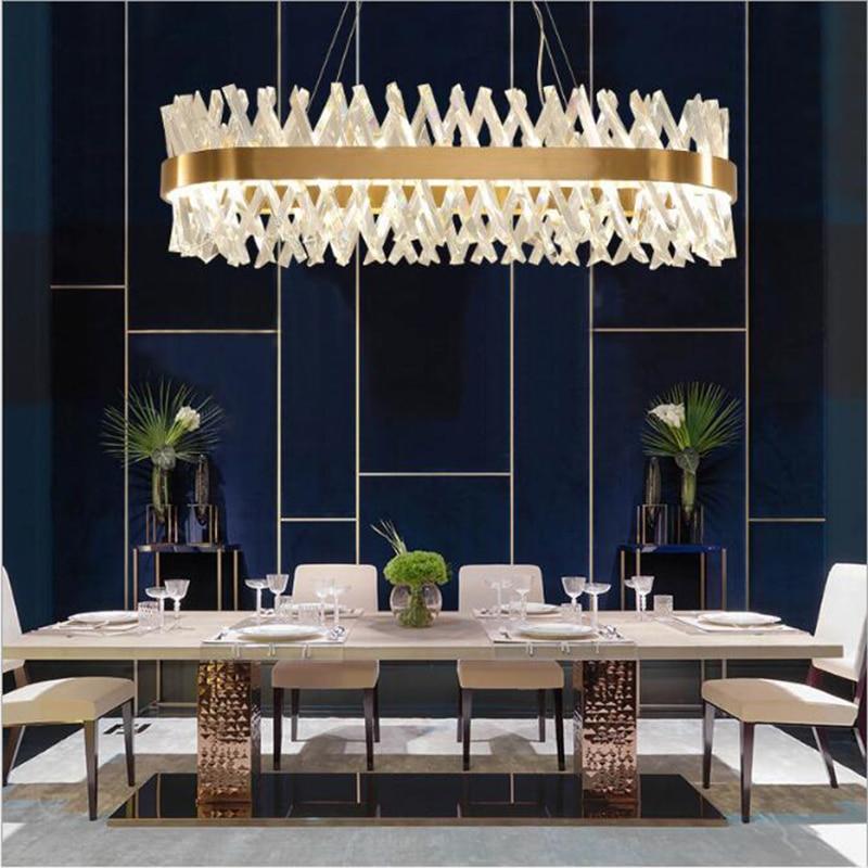 Arsenit Oval Crystal Chandelier