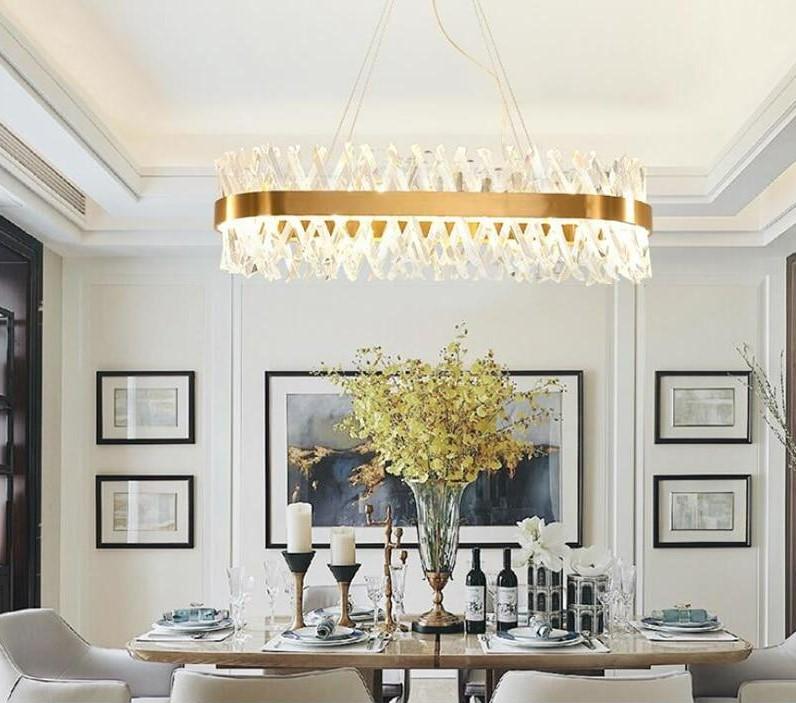 Arsenit Oval Crystal Chandelier