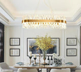 Arsenit Oval Crystal Chandelier