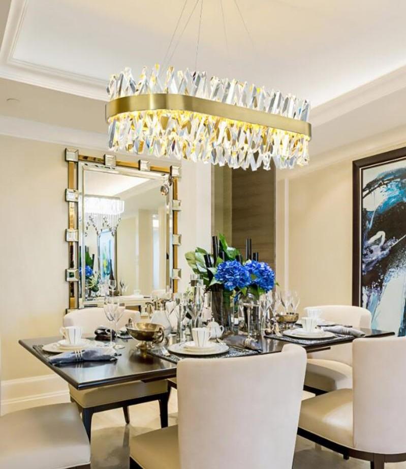 Arsenit Oval Crystal Chandelier