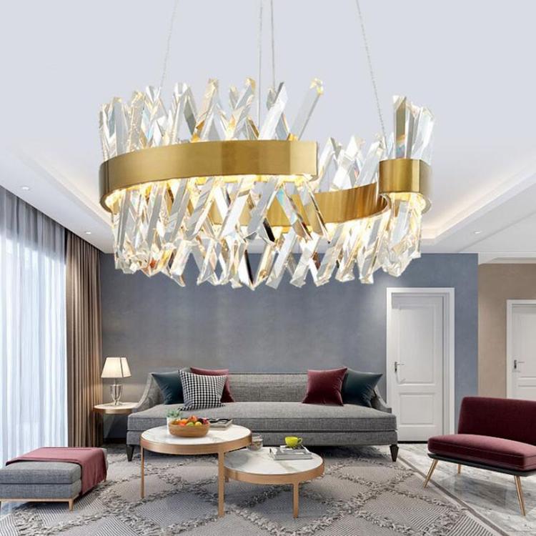 Arsenit Open Round Crystal Chandelier