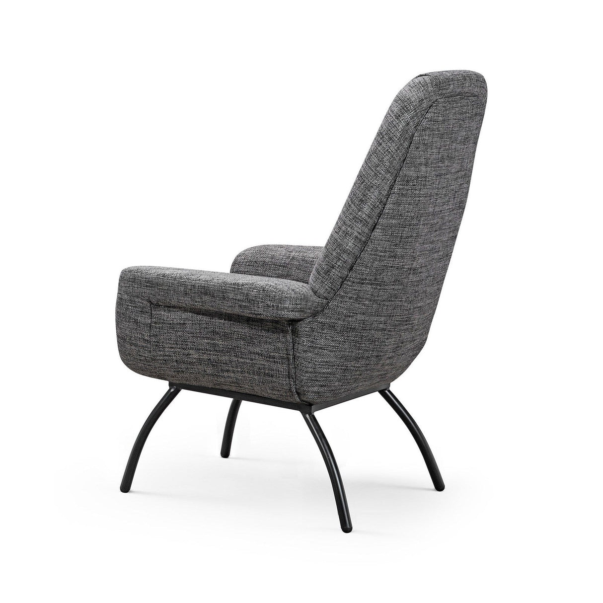 Bellini Modern Living Alberto Accent Chair Dark Grey Alberto DGY