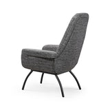 Bellini Modern Living Alberto Accent Chair Dark Grey Alberto DGY