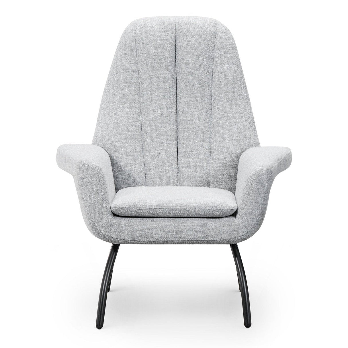 Bellini Modern Living Alberto Accent Chair Light Grey Alberto LGY