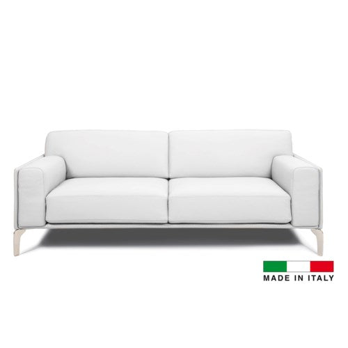 Bellini Modern Living Alessia Loveseat White Alessia LS WHT