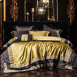 Amarilla Embroidery Egyptian Cotton Duvet Cover Set Duvet Cover Set - Venetto Design Queen - 4 Pieces Venettodesign.com