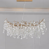 Zosit American Creative Brass Branch Chandelier, Modern Ceiling Lighting Chandelier for Living Room