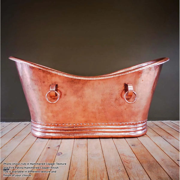 Amoretti Brothers Classica Hammered Copper Freestanding Tub