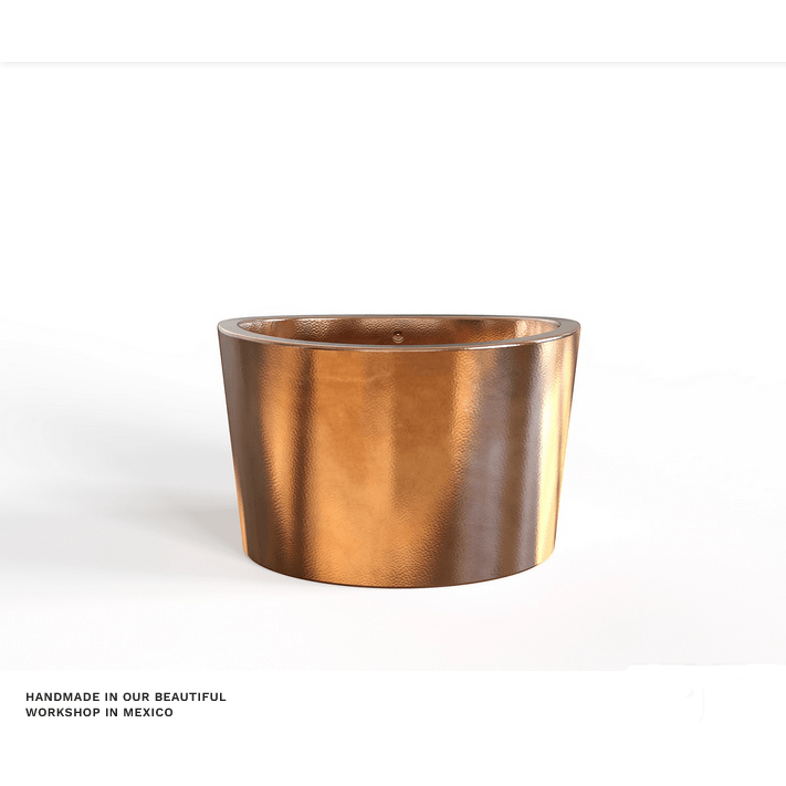 Amoretti Brothers Tokyo Spa Japanese Copper Soaking Tub - Sea & Stone Bath