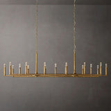 THADDEUK Forged Linear Chandelier 96"