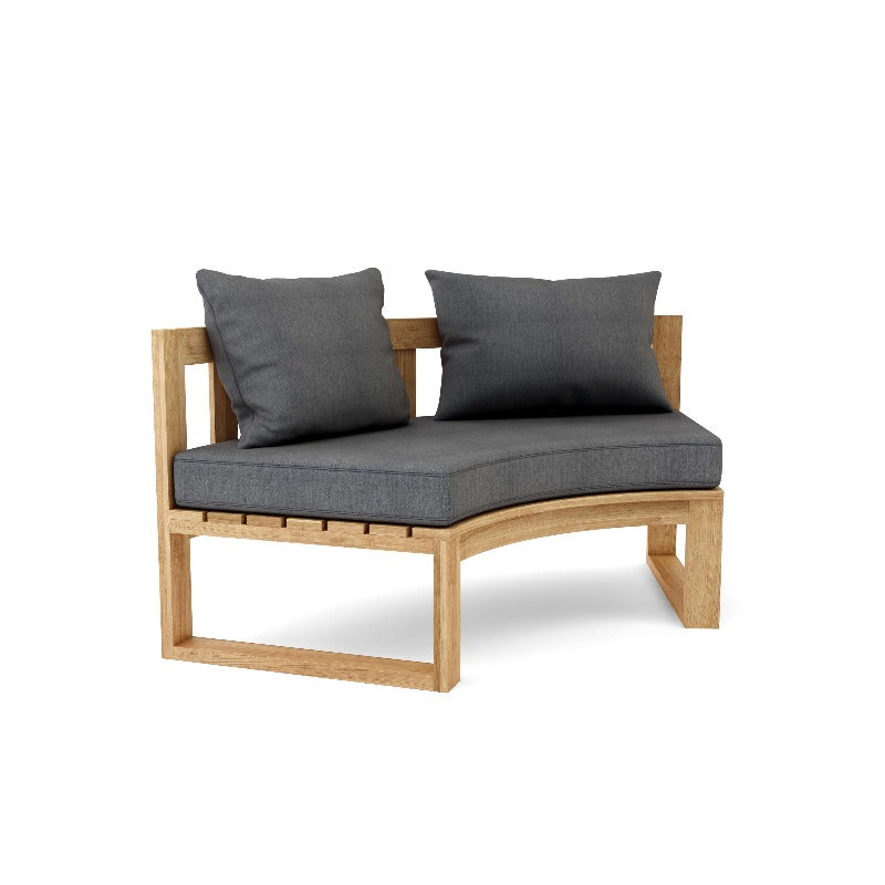 Anderson Teak 4 Piece Circular Modular deep Seating Set-814-7