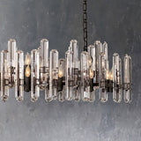 BONNINGTOD Crystal  Rectangle Chandelier 54"