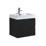 KubeBath Bliss Single Wall Mount Modern Bathroom Vanity - Sea & Stone Bath