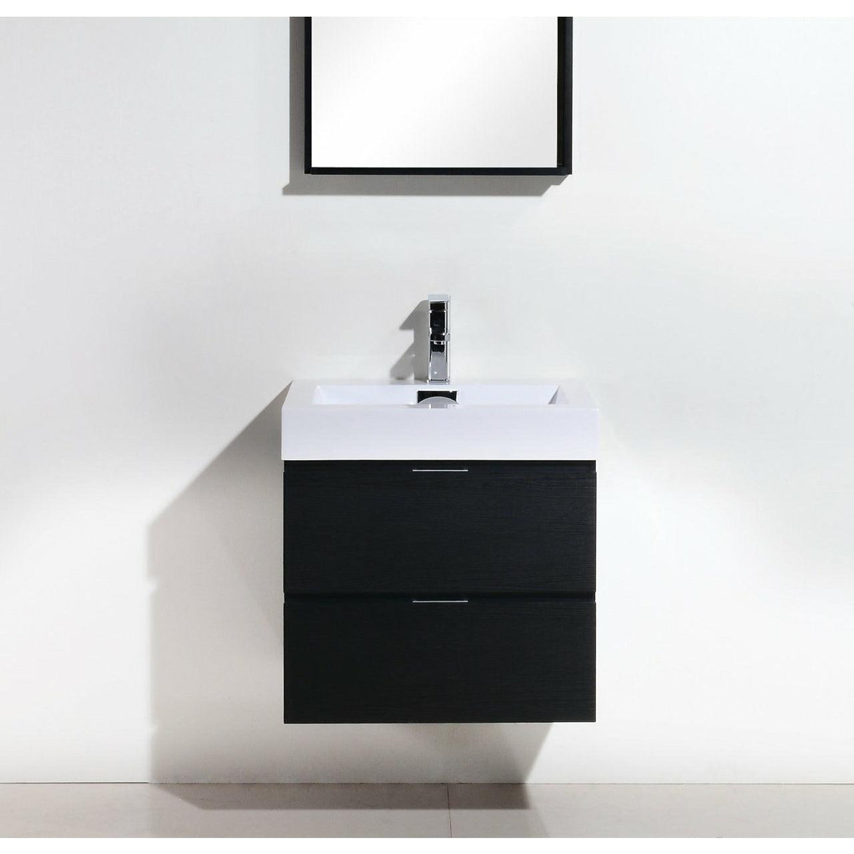 KubeBath Bliss Single Wall Mount Modern Bathroom Vanity