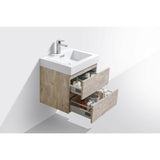 KubeBath Bliss Single Wall Mount Modern Bathroom Vanity