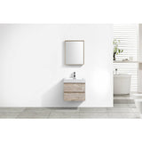 KubeBath Bliss Single Wall Mount Modern Bathroom Vanity