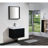 KubeBath Bliss Single Wall Mount Modern Bathroom Vanity