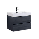 KubeBath Bliss Single Wall Mount Modern Bathroom Vanity - Sea & Stone Bath