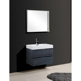 KubeBath Bliss Single Wall Mount Modern Bathroom Vanity