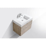 KubeBath Bliss Single Wall Mount Modern Bathroom Vanity - Sea & Stone Bath