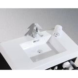 KubeBath Bliss Single Wall Mount Modern Bathroom Vanity