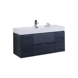 KubeBath Bliss Single Wall Mount Modern Bathroom Vanity