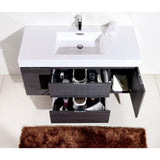 KubeBath Bliss Single Wall Mount Modern Bathroom Vanity