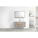 KubeBath Bliss Single Wall Mount Modern Bathroom Vanity