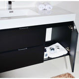 KubeBath Bliss Single Wall Mount Modern Bathroom Vanity