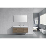 KubeBath Bliss Single Wall Mount Modern Bathroom Vanity