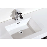 KubeBath Bliss Single Wall Mount Modern Bathroom Vanity