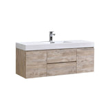 KubeBath Bliss Single Wall Mount Modern Bathroom Vanity