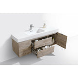 KubeBath Bliss Single Wall Mount Modern Bathroom Vanity