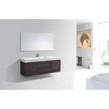 KubeBath Bliss Single Wall Mount Modern Bathroom Vanity