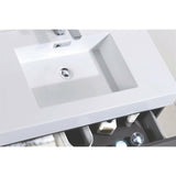 KubeBath Bliss Double Wall Mount Modern Bathroom Vanity