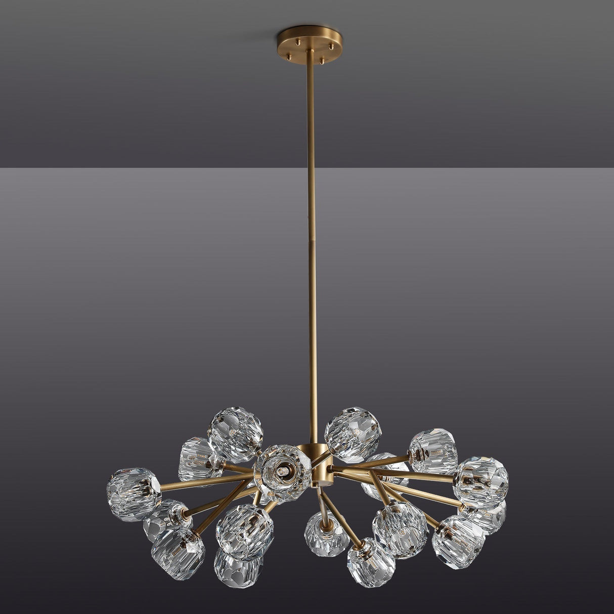 BOULA DE Crystal Ball Round Chandelier 36"