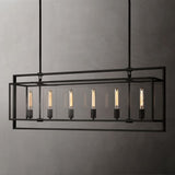 Becklola Rectangular Chandelier 54"