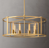 Becklola Round Chandelier 33" chandeliers for dining room,chandeliers for stairways,chandeliers for foyer,chandeliers for bedrooms,chandeliers for kitchen,chandeliers for living room Rbrights Lacquered Burnished Brass  