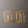 Becklola Round Chandelier 44" chandeliers for dining room,chandeliers for stairways,chandeliers for foyer,chandeliers for bedrooms,chandeliers for kitchen,chandeliers for living room Rbrights Lacquered Burnished Brass  