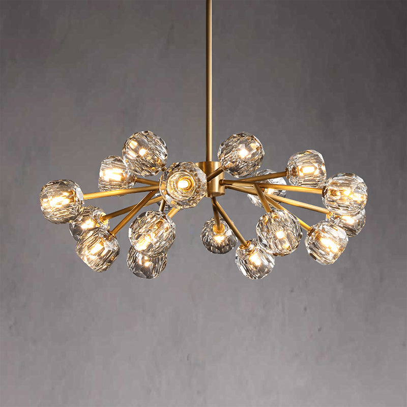 BOULA DE Crystal Ball Round Chandelier 36"