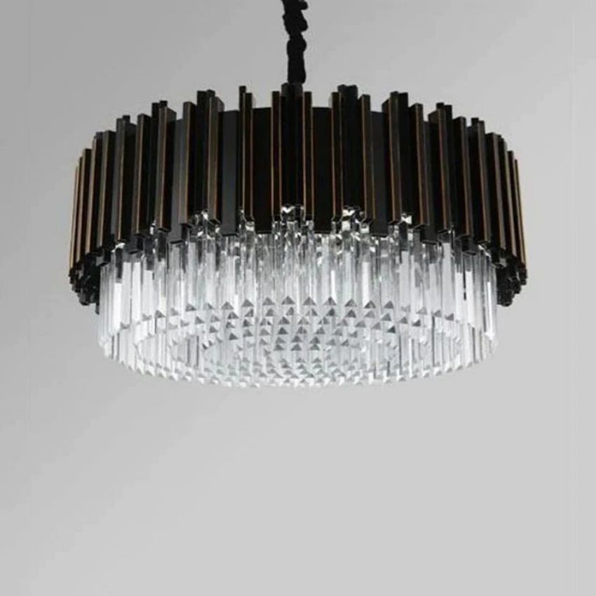 Bourbons Alfonso Crystal Round Chandelier chandeliers for dining room,chandeliers for stairways,chandeliers for foyer,chandeliers for bedrooms,chandeliers for kitchen,chandeliers for living room Rbrights 23.6"D  