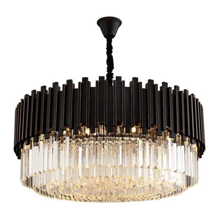 Bourbons Alfonso Crystal Round Chandelier chandeliers for dining room,chandeliers for stairways,chandeliers for foyer,chandeliers for bedrooms,chandeliers for kitchen,chandeliers for living room Rbrights 31.5"D  