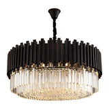 Bourbons Alfonso Crystal Round Chandelier chandeliers for dining room,chandeliers for stairways,chandeliers for foyer,chandeliers for bedrooms,chandeliers for kitchen,chandeliers for living room Rbrights 31.5"D  