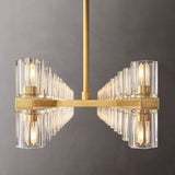 Beliy Crystal Rectangular Chandelier 54"